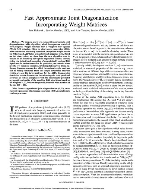 Fast Approximate Joint Diagonalization Incorporating …